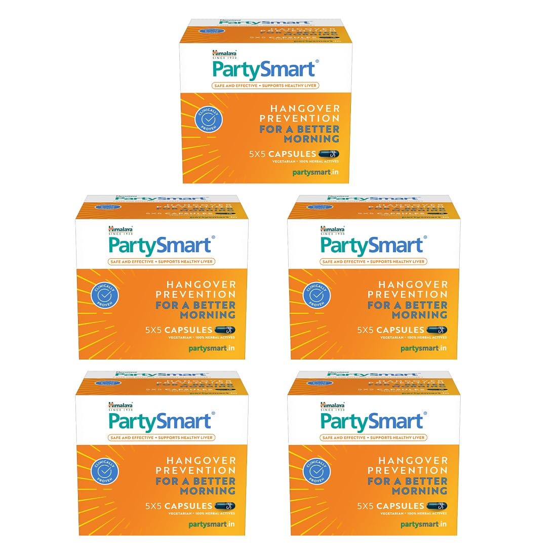 Himalaya Wellness Party Smart Capsules - 25 Caps